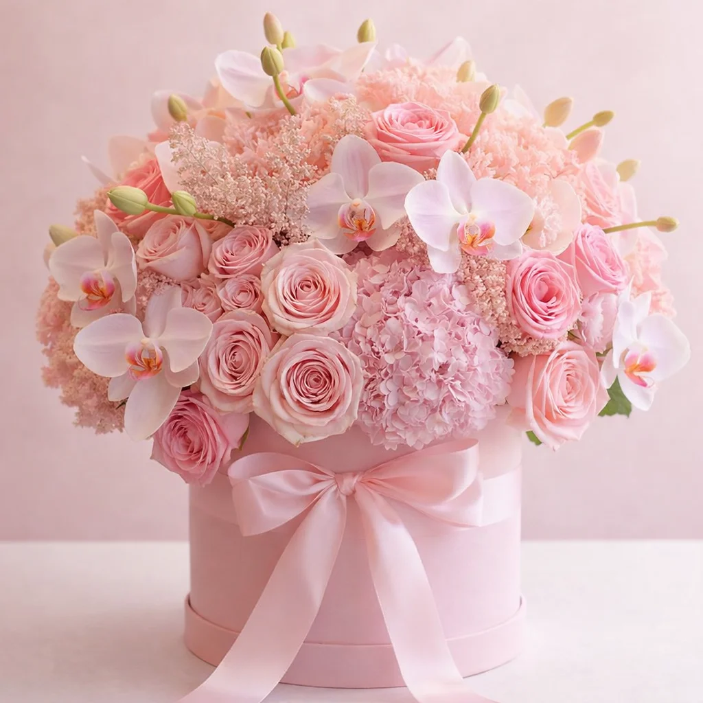 Imperio Rosa - Rosas y orquídeas premium